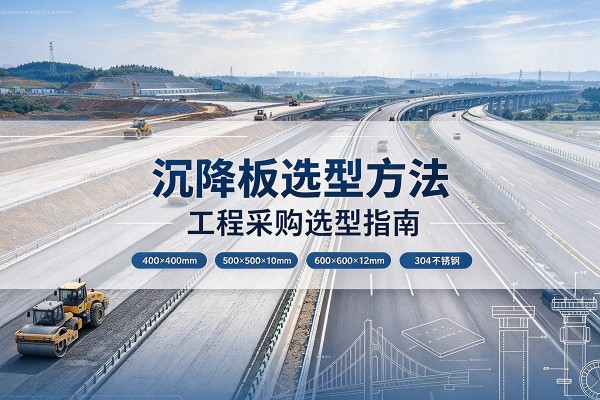 仲巴沉降板选择方法