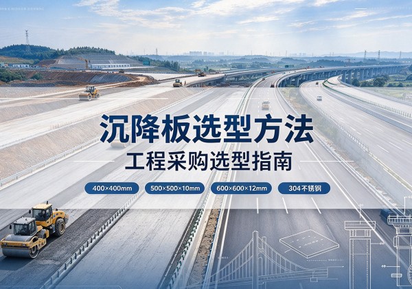 仲巴沉降板选择方法
